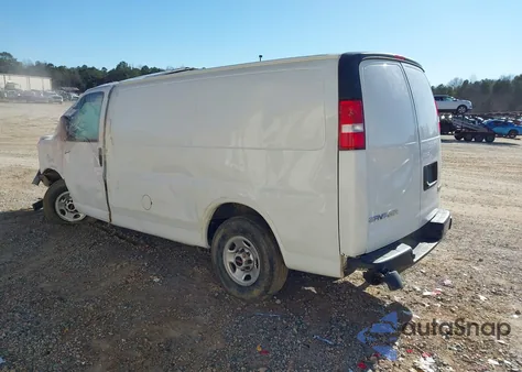 2024 GMC Savana Cargo Rwd 2500 Regular Wheelbase Work Van из США, поврежденный, VIN 1GTW7AFP7R1165874